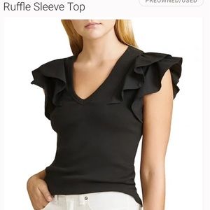 Veronica Beard cathie ruffle top